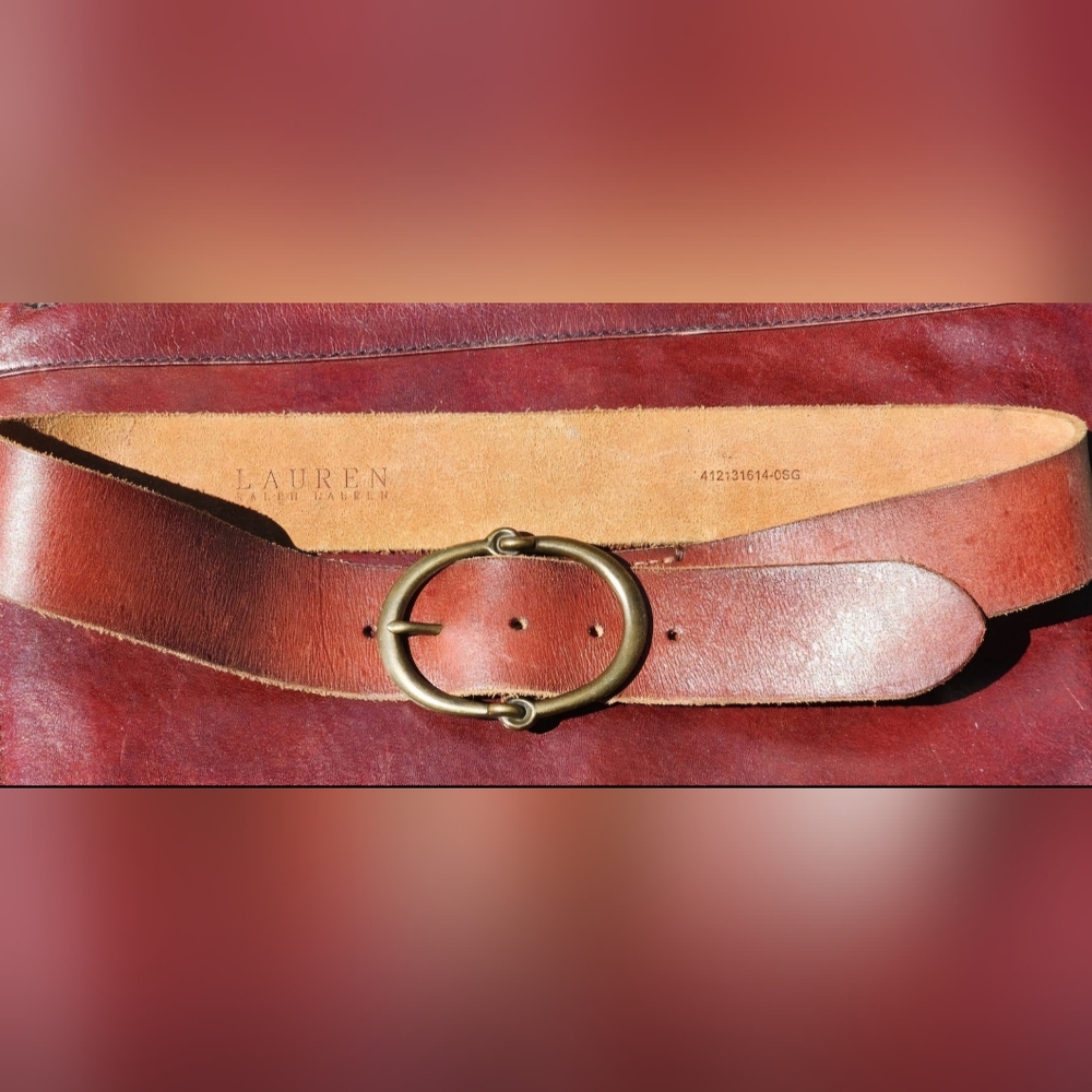COPY - Vintage Ralph Lauren Leather Belt Size S